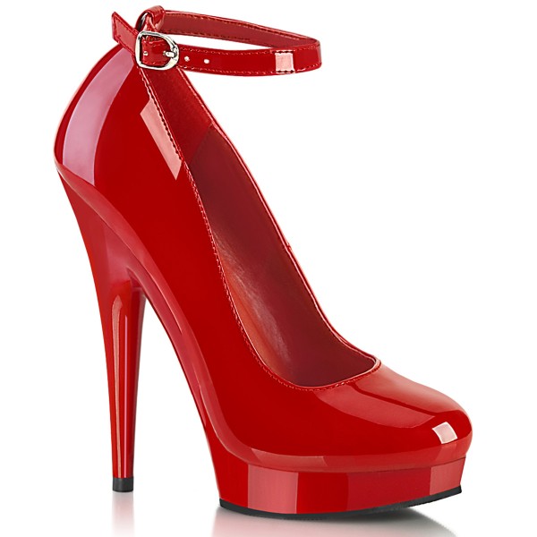 SULTRY-686 ° Pumps ° Rot Lack Patent ° ° Fabulicious
