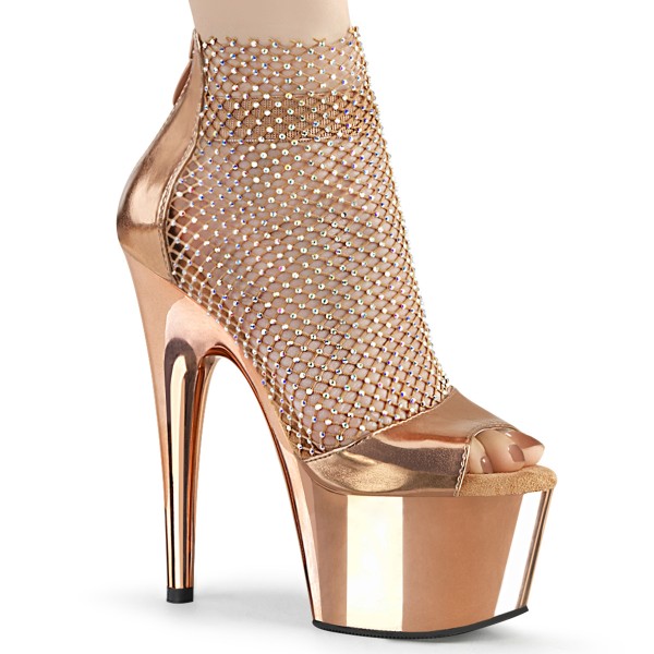 ADORE-765RM ° Sandale ° Gold Strass ° Plateau ° Pleaser