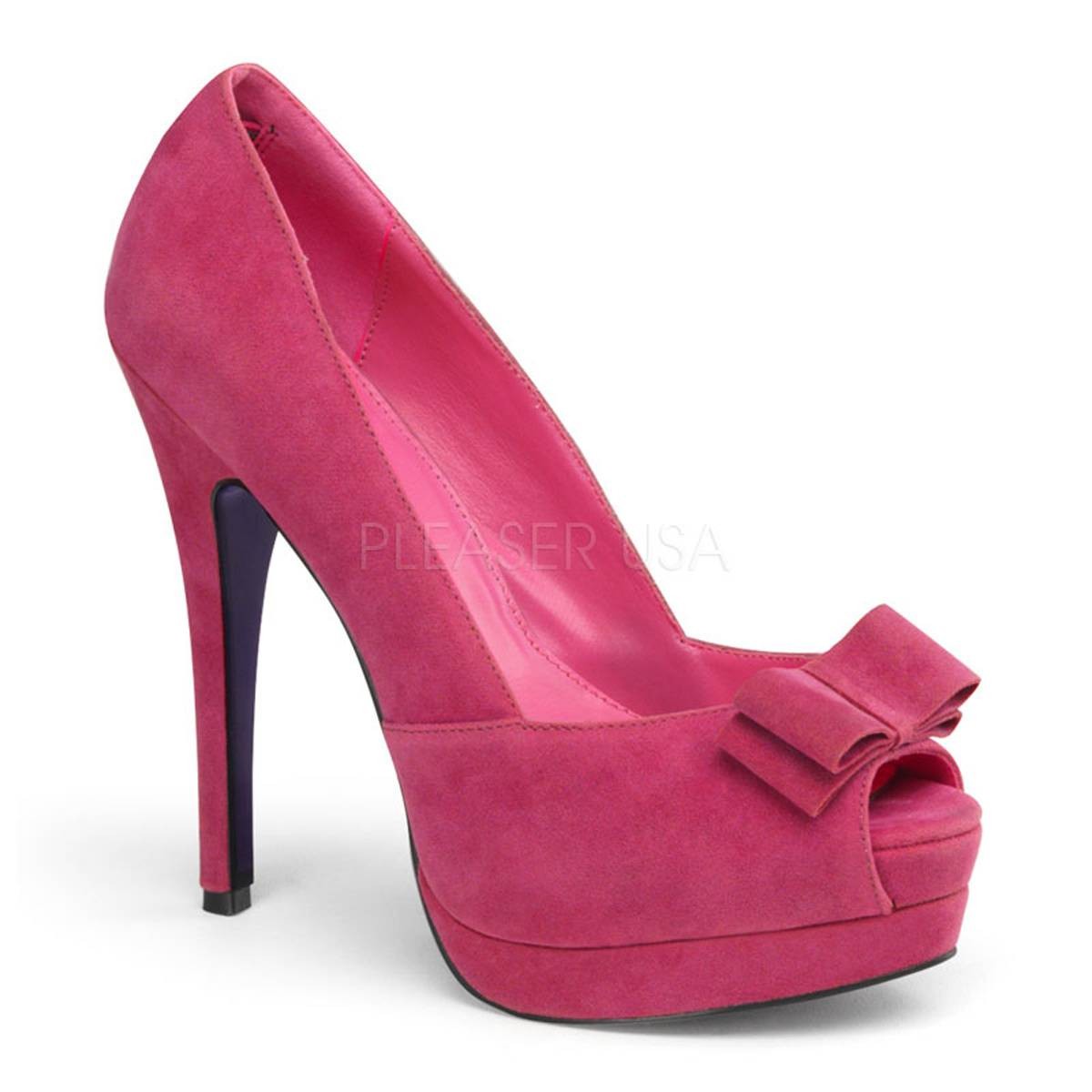 BELLA 10 ° Damen Peep Toe ° Violett Matt ° Pin Up Couture  - Onlineshop RedSixty