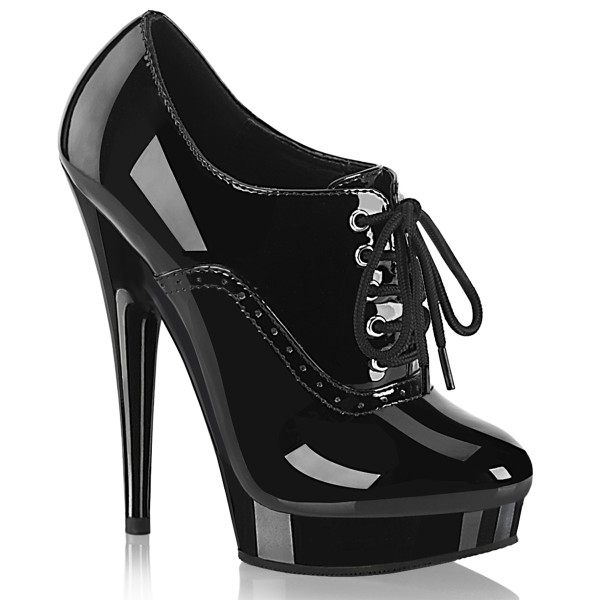 SULTRY-660 ° Stiefel ° Schwarz Lack Patent ° ° Fabulicious