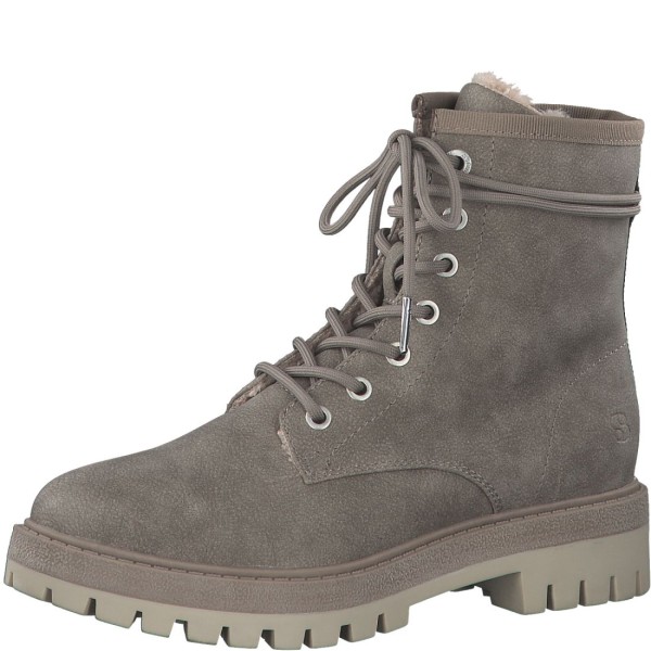 S.OLIVER CASUAL WOMEN ° 5-5-26238-29 ° Schnürstiefel flach ° Taupe