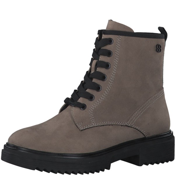 S.OLIVER CASUAL WOMEN ° 5-5-25271-39 ° Schnürstiefel flach ° Taupe